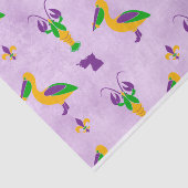 ルイジアナをテーマにしたマルディグラ 薄葉紙 (詳細)