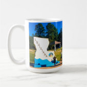 ルイジアナウェルカム コーヒーマグカップ (左)