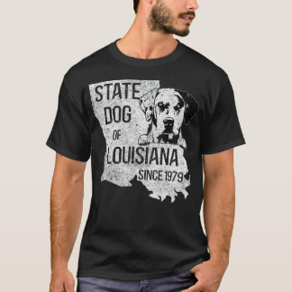 ルイジアナカタオウラレオパードドッグUS州ドッグファンL Tシャツ