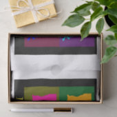 ルイジアナカラフルアのアポップ・アートのート地図州 薄葉紙 (ギフト)