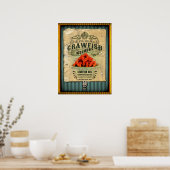 ルイジアナクロフィッシュ2ニューオーリンズケージャン ポスター (キッチン)