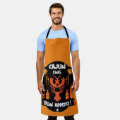 ルイジアナケージャンキング エプロン (着用した状態)