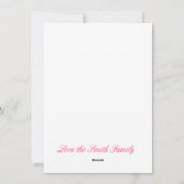 ルイジアナケージャンクリスマスカード-赤と緑 シーズンカード (裏面)