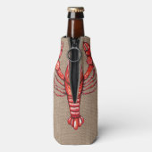 ルイジアナケージャンクロフィッシュバフェイクーラップ ボトルクーラー (ボトル裏面)