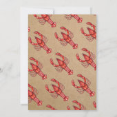 ルイジアナケージャンクロフィッシュベビーシャワー 招待状 (裏面)