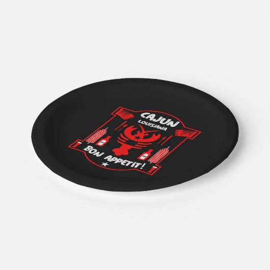 ルイジアナケージャングルメとイベント ペーパープレート (アングル)
