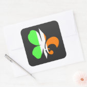 ルイジアナケージャンノーラ(紋章の)フラ・ダ・リシャムロック スクエアシール (封筒)