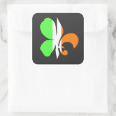 ルイジアナケージャンノーラ(紋章の)フラ・ダ・リシャムロック スクエアシール (バッグ)