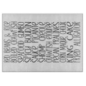 ルイジアナケージャンフードケージャンキッチン カッティングボード (正面)