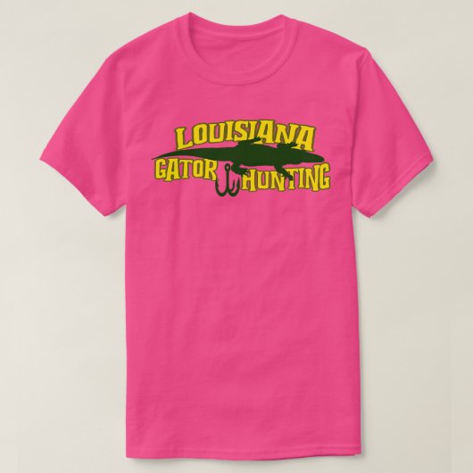 ルイジアナゲーター狩りTシャツ Tシャツ (デザイン正面)