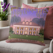 ルイジアナサザンマンションハウスパープル クッション