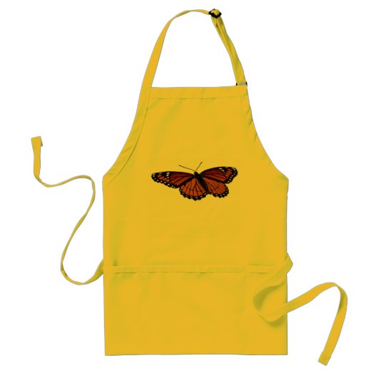 ルイジアナチョウ(Viceroy Butterfly)の美しい自然写真 スタンダードエプロン (正面)