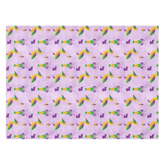 ルイジアナテーマドマルディグラ テーブルクロス (正面(横))