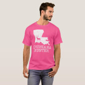 ルイジアナハンター州シルエットディアー狩り Tシャツ (正面フル)