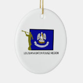ルイジアナバトン・ルージュの代表団LDS CTR セラミックオーナメント (右)
