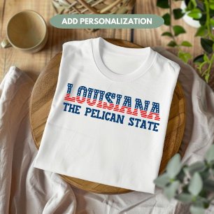 ルイジアナパティオティックザペリカン州カスタム Tシャツ