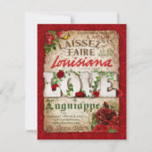 ルイジアナパーティの招待状 招待状 (正面)