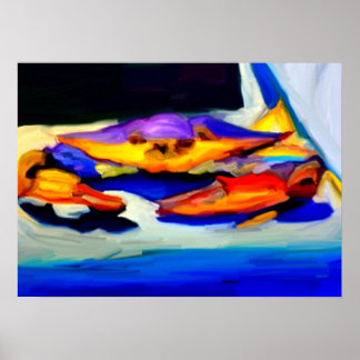 ルイジアナブルーカニ ポスター