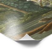 ルイジアナヘロンバイジョンジェームズオードゥボン フォトプリント            (角)