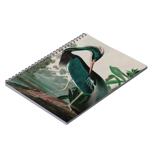 ルイジアナヘロンバーズオブアメリカオードボンプリント ノートブック (左側)