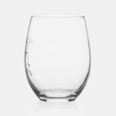 ルイジアナペリカンステムレスワイングラス ステムなしワイングラス (左)