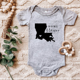 ルイジアナホームグロウン州ティー ベビーボディスーツ