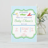 ルイジアナボーイベビーシャワー招待状 招待状 (スタンド正面)