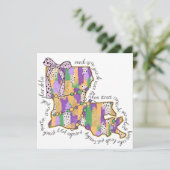 ルイジアナマルディグラスバーボン通りカーニバル 招待状 (スタンド正面)