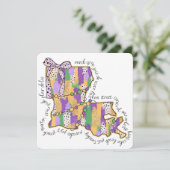 ルイジアナマルディグラスバーボン通りカーニバル 招待状 (スタンド正面)