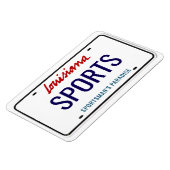 ルイジアナライセンスプレートフレキシブル マグネット (左側)