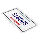 ルイジアナライセンスプレートフレキシブル マグネット (右側)