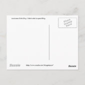 ルイジアナレオパード犬 ポストカード (裏面)