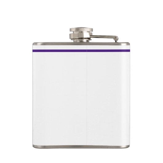 ルイジアナレディースファッションカウボーブーパープルイエロー フラスク (裏面)