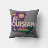 ルイジアナレトロ州シルエット クッション (裏面)