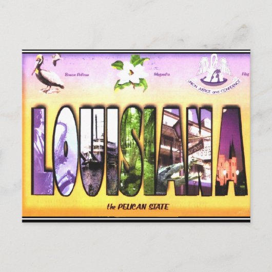 ルイジアナヴィンテージはがき ポストカード (正面)