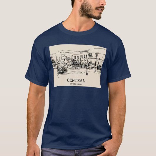 ルイジアナ中部 Tシャツ (正面)