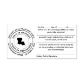 ルイジアナ公証書確認スタンプ セルフインキングスタンプ (デザイン)