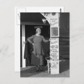 ルイジアナ占い師， 1938 ポストカード (正面/裏面)