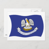 ルイジアナ国旗 ポストカード (正面/裏面)