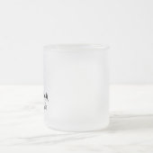 ルイジアナ土曜日夜カスタマイズ可能なコーヒーマグ フロストグラスマグカップ (中央)