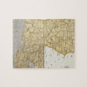 ルイジアナ地図 ジグソーパズル (横)