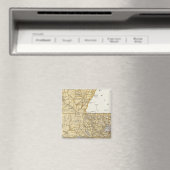 ルイジアナ地図 マグネット (インサイチュ (食洗機))