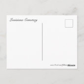 ルイジアナ墓地#2 ポストカード (裏面)