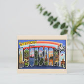 ルイジアナ大文字葉書からの挨拶 ポストカード (スタンド正面)