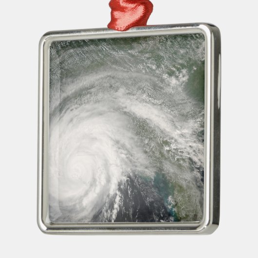 ルイジアナ州のハリケーン・グスタフ メタルオーナメント (左)