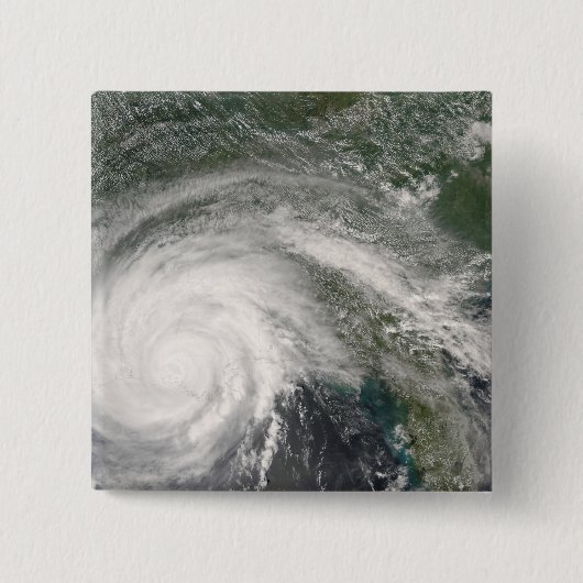 ルイジアナ州のハリケーン・グスタフ 缶バッジ (正面)