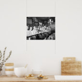 ルイジアナ州のバーで飲む, 1938.ヴィンテージ写真 ポスター (キッチン)