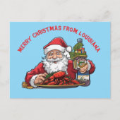 ルイジアナ州のメリークリスマス ポストカード (正面)