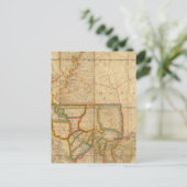 ルイジアナ州の地図 ポストカード (スタンド正面)