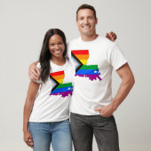 ルイジアナ州の誇り LGBTQ プログレスプライド Tシャツ (ユニセックス)